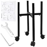 Verstellbare Größe: Der 38 cm hohe Metall Blumenständer kann in der Breite verstellbar. Er kann frei zwischen 24 und 38 cm verstellt werden, damit er zu Ihren verschieden großen Pflanztöpfen passt.