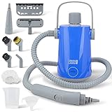 LEBENLANG Dampfreiniger Handgerät Steam Cleaner - 1000W & 300ml mit 10 Zubehör | Polsterreiniger Gerät | Polster handdampfreiniger Polstermöbel Fugenreiniger für bad fliesen | Premium Dampf Reiniger