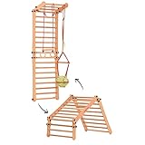 Kletterwand für Kinder-Indoor Klettergerüst aus Holz-Kletterdreieck - Indoor-Hühnerleiter für Babys, Kleinkinder, Kinder 3P9P9P