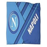 KAnduo Napoli Decke Fleece Wurfdecke Für Mädchen Jungen,Serie A Football Alle Jahreszeiten Super Weiche Plüsch Wirft Decke Für Couch Schlafsofa Büro60x80inch(150x200cm)