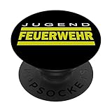 DRUCK AUF RÜCKEN Jugend Feuerwehr Jugendfeuerwehr PopSockets mit austauschbarem PopGrip