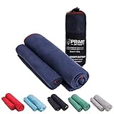 PRIME ART WOOD® 200x100cm Marine 200 100 cm 100x200cm Microfaser Handtuch Set Mikrofaser Handtücher Badetuch dünn reisehandtuch groß reisehandtuch dünn Outdoor reisehandtuch
