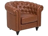 möbelando Chesterfieldsessel Sessel Lounge Büro Chesterfield Clubsessel Charlie II