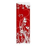 Bilderwelten Garderobe - Hearts of Flower - Rot, Größe HxB:119cm x 39cm