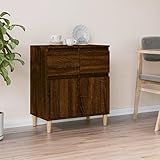 MATTUI Möbelkommode Sideboard Eiche braun 60x35x70cm Engineered Holz