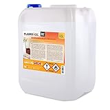 Höfer Chemie 6 x 10 L FLAMBIOL® Bioethanol 96,6% Premium für Ethanol Kamin, Ethanol Feuerstelle, Ethanol Tischfeuer und Bioethanol Kamin