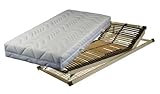 LUXUS-SET bestehend aus: Breckle Vital Spring 5-Zonen Taschenfederkernmatratze in 100x200 cm im Härtegrad 2 / H2 plus Lattenrost TECHNO-FLEX verstellbar in 100x200 cm – sofort lieferbar