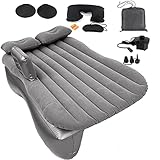 Icelus Auto Matratze SUV Luftmatratze Aufblasbare Camping Bett Kombi für Den Bewegliche Auto Rücksitz Dickere Kofferraum Luftbett für Reisen Camping Outdoor Aktivitäten