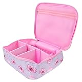 FRCOLOR 1 X Kulturbeutel Tragbare Make-Up-Tasche Make-Up-Organizer Kosmetik-Aufbewahrungsbox Kulturbeutel Für Frauen Damen-Make-Up-Taschen Menstruationseinlage Pads-Beutel