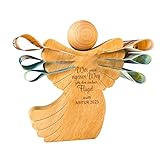 Engel Figur zum Abitur, Schutzengel mit Gravur, Holzengel Dekofigur, Geldgeschenk für Mädchen und Jungen, Abitur Geschenke, Holz Deko Engel, Geschenk zum Abitur, Holzfiguren Dekoration, Engelfigur