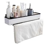 Duschablage Ohne Bohren, Wandregal Schweberegal Badezimmer Regal Badezimmer Organizer, Für Badezimmer, Küche, Wohnzimmer