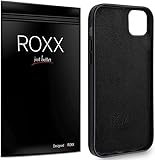 Roxx Hard Case Echt Leder Hülle | Kompatibel mit Apple iPhone 13 Mini (5,4 Zoll) | Wie das Original nur Besser