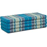 livasia Nachhaltige Klappmatratze aus Kapok, breite Gästematratze vierteilig, Faltbare Matratze, ökologische Yogamatte, klappbares Gästebett, Liege für Garten und Balkon 200x110x8cm (Hellblau)