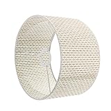 Beaupretty Große Lampenfarbe, Trommel, moderner Stil, E27, Lichtabdeckung, Stoff, Lampenschirm für Tischlampe (beige)