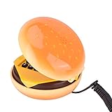 VBESTLIFE Hamburger Telefon,Hamburger Festnetztelefon mit festen Draht Home Decoration,Geschenk/Spielzeug für Kinder,Freunde oder Familien