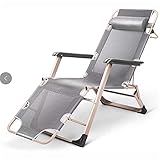 ROLTIN TONPOP Klappliege, Gartenliege, tragbare verstellbare Liege mit Balkon für Outdoor-Camping