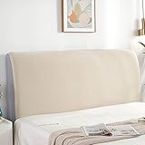 MOFLYS Kopfteilbezug Für King/Queen/Doppel-/Einzelbett, Luxuriöser Chenille-Elastischer, Staubdichter Schonbezug Aus Stoff/Holz/Leder, Rückenlehnenschutzbezug, Schlafzimmerdekoration Im Nordischen Sti
