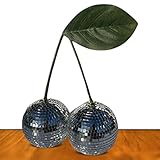 Kirsche Discokugeln Deko | Disco Spiegel Ball | Mirrorball | Spiegelkugel, Party Kugel, Glänzende Kirsche Spiegelkugel Für Zuhause KTV Bühne Bar Weihnachtsbaum Hochzeit Geburtstagsfeier Dekoration