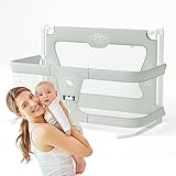 3-in-1 Babybett das am Bett der Eltern befestigt ist, faltbare Kinderbetten am Bett für Cosleeper, atmungsaktives und sichtbares Netzfenster, robuste Aluminiumlegierung, für Kleinkinder/Neugeborene (