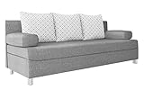 Mirjan24 Sofas, feiner Webstoff, 192 x 80 x 80 cm