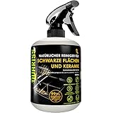 QUARISS Natürlicher Reiniger für Schwarze Armatur und Keramik - Badreiniger Kalkreiniger Dusche Stark für Waschbecken Wasserhahn Bad Duschkopf Fliesen - Armaturenreiniger Geheimnisvoller Garten 0,5 L