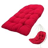 ulapithi Hängesessel Kissen, Bankauflagen Für Gartenmöbel, Sitzkissen Für Schaukeln Im Freien, Terrassen-Sitzkissen Für Schaukelbank, Weidensitz, Stuhl, Sofa, Gartenbank, 120x80 cm / 47x31,5 Zoll