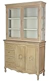 Geschirrschrank Buffet Küchenschrank Landhausstil Küche 196 cm Hoch Shabby Vintage HMD300 Palazzo Exklusiv