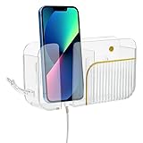 Jimtuze Wand-Telefon-Aufbewahrungsbox | TV-Fernbedienungs-Organizer, Wand-Smartphone-Ständer | Universelle Aufbewahrungsbox zum Aufladen von Mobiltelefonen mit Ladeanschluss, Badezimmerzubehör
