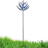 Windskulptur Spinner - Harlow Windmühle rotierende Metallskulptur | Windskulptur aus Metall, Gartendekoration, kinetischer Windspinner für draußen, Garten, Terrasse, Hof Hudhowks