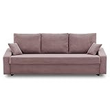 Couch Dorma mit schlaffunktion, einfacher Aufbau, modernes Design, polstermöbel. Schlafcouch zum Wohnzimmer. Widerstandsfähiges, Minimalistisches Design (POSO 027)