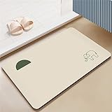 Momobuyi badematte rutschfest kieselgur badematte schnelltrocknend badematte Stein rutschfeste badematte Cartoon Katze absorbierende badematte