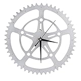 Tomantery Hängende Uhr, lautloses Uhrwerk, einfach, stilvoll, DIY, einfache Wanduhr, rahmenloses Design für Heimdekoration als Geschenk