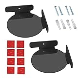 JAWSEU Acryl Schwebendes Regal Wand 2er Set, ohne Bohren Eck Wandregal, Hängeregal Eckboard Schweberegal Ecke für Wohnzimmer Schlafzimmer Bad Küche Büro