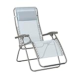 Lafuma MOBILIER Relax-Liegestuhl, Klappbar und verstellbar, Mit Schnürsystem, RSXA, Batyline, Ciel, LFM2034-9711