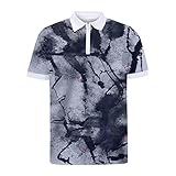 New National Flag Independence Day Herren Brustreißverschluss Kurzarm Lässig Rundhals T-Shirt Notarzt