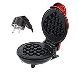 Waffeleisen Heimbrotmaschine Crêpe-Maker, Mini-Waffeleisen für gebackenen Kuchen, Sandwich-Frühstücksmaschine oder jedes Frühstück, Mittagessen und Snack (B)