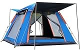 Camping Zelt Automatisches, schnell zu öffnendes Zelt for den Außenbereich, Rainfly, wasserdichtes Campingzelt, Familienzelt for den sofortigen Aufbau im Freien, mit Tragetasche (Color : A, Size : 3