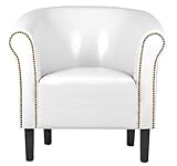 FORTISLINE Sessel Clubsessel Loungesessel Cocktailsessel Monaco Weiss W287 01