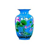 Dekorative Vasen Jingdezhen Porzellan Blumenvase Keramik Blumenhalter 13 Modelle Wahl Home Schreibtisch Weihnachtsdekoration Bauernhaus Vase (Farbe: D) (E)