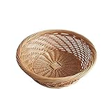 XYZMDJ 1 Wicker Obstkorb Brotkorb Küche Lagerung Blau, Haushalt Obst Brotkorb