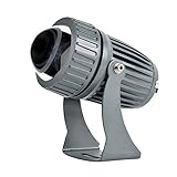 Bodenstrahler Außen - LED-Strahler, 10W Schmalstrahl-Flutlichter, IP66 Wasserdichte Fernbeleuchtungsstrahler, Für Den Außenbereich Von Gebäuden, Hochzeiten, Partys ( Color : Yellow , Size : 10W(110-23