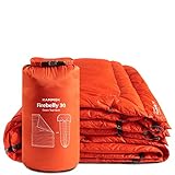 Kammok Firebelly Trail Steppdecke für Hängematte Camping, Ember Orange, One Size