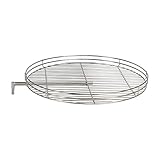 Mayer Barbecue Grillrost Grillzubehör für HEIZA Garten- & Grillkamin MGK-2260 Pro, aus Edelstahl, Schwenkbar, Rund Ø 45 cm