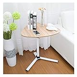 Tisch, Nachttisch, C-förmiger Sockel, Laptop-Schreibtisch, Home-Office-Beistelltisch, mobiler Tisch, Arbeitsplatz, fauler Nachttisch, Laptop-Tisch, Desktop, Hebefreiheit, mit rutschfesten Fü