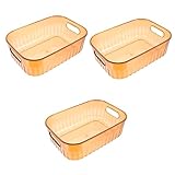 Cabilock 3 Stück Küchen-Aufbewahrungsbox Schubladen Für Kleidung Kunststoff-Kleiderschubladen Kleider-Organizer Schubladen Unterwäsche Schubladenteiler Aufbewahrungsbehälter