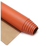 SSYBDUAN Möbelstoff Premium Bezugsstoff Zum Meterware Microfaser Velours Wildleder Möbelstoff Polsterstoff ，Bezugstoff/Möbelstoff Zum Polstern Und Beziehen, 138cm Breit,Orange (Size : 1.38m×3.5m)