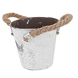 Pflanzgefäße für den Außenbereich, 1 Stück, Zinn-Pflanzgefäß für Hochzeit, Tischdekoration, hängender Pflanzgefäß für Hochzeitsdekoration im Freien, hohe Bodenvasen, französische Blumeneimer, L