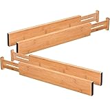 VIETOL Schubladenteiler, Küchenschubladen-Organizer, verstellbare, erweiterbare Schubladenteiler, Tablett-Aufbewahrung, Schubladen-Aufbewahrungsbrett