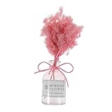 COHEALI 1 Stück Künstlicher Blumenstrauß Rosendekorationen Hochzeitsdekoration Getrocknete Blumen Zweige Valentinstag Konservierte Blumen Hölzerne Rosa Trockenblumen
