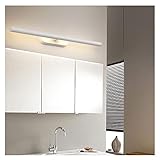 Schminkbeleuchtung Spiegelleuchte Wasserdichte Antibeschlag-Badezimmerspiegel-Frontleuchte, Wandleuchte, feuchtigkeits- und rostfreie Spiegelschranklampe, kreative drehbare Badleuchten (50 cm, Weiß Li